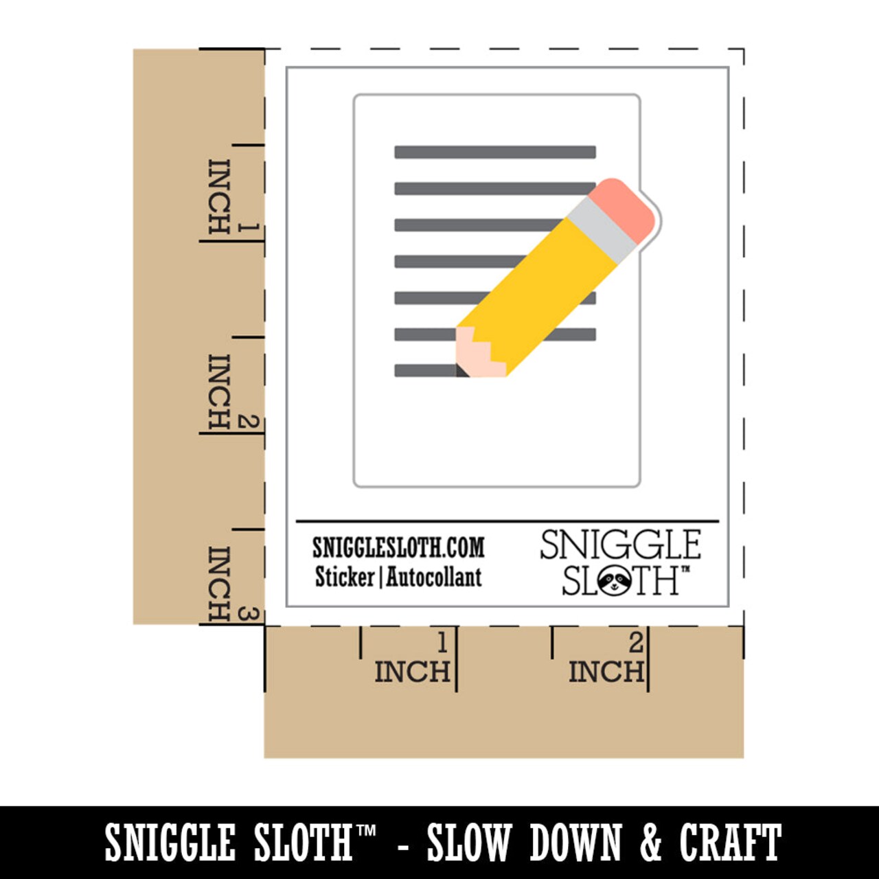 Writing Symbol Waterproof Vinyl Phone Tablet Laptop Water Bottle Sticker Set - 5 Pack